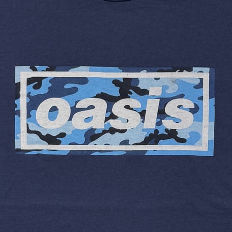 oasis BLUE CAMO BOX LOGO NAVY SCREEN STARS XL 1536