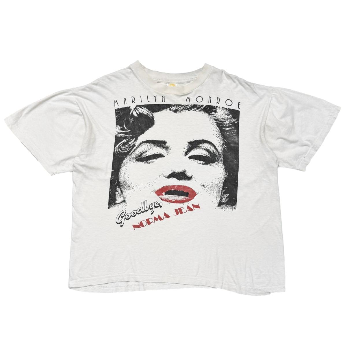 MARILYN MONROE FACE GOODBYE NORMA JEAN WHITE XL
