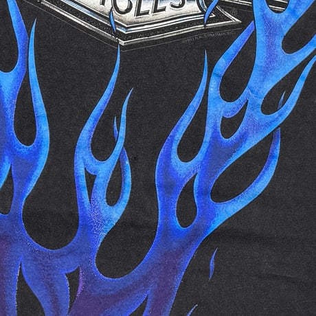 HARLEY DAVIDSON BLUE V FLAME 	DR JERRY'S SHARON SS XL 8851