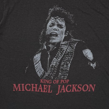 MICHAEL JACKSON RED TEXT DANCE SCENE BOOTLEG BLACK XL 3654