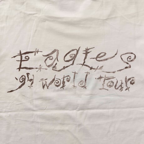 EAGLES 94 WORLD TOUR WHITE GIANT BY ANVIL XL 9967