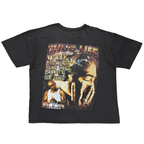 2PAC IN MEMORY OF SHAKUR THUG LIFE RAP DESIGN FITS XL 9943