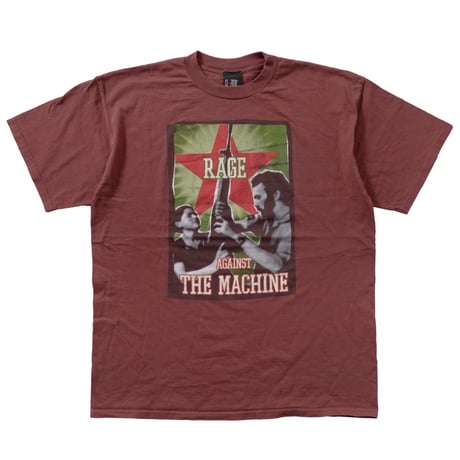 RAGE AGAINST THE MACHINE 2000 GUN STAR BURGUNDY GIANT FITS XXL 9338