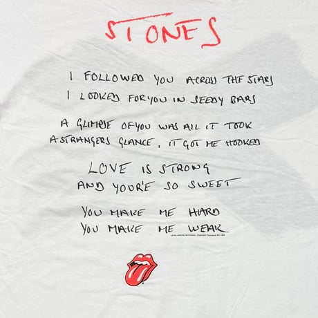 THE ROLLING STONES 1994 X EYE CANADA BROCKUM XL 1088