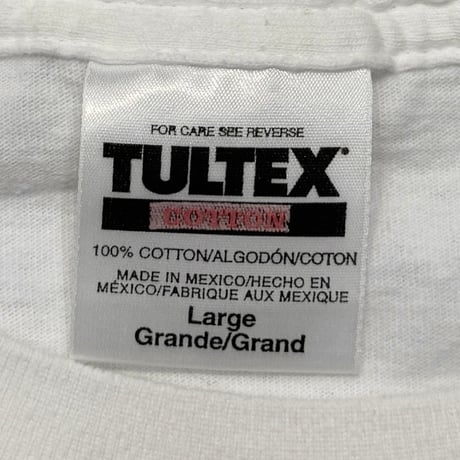 OLD&VINTAGE WINTERLAND LOGO TWILL ARC WHITE TULTEX LARGE A036
