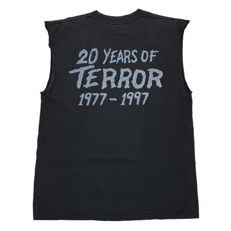 MISFITS 20 YEARS OF TERROR 1977-1997 SLEEVELESS ALL SPORT LARGE 1771