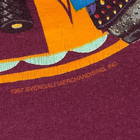 AEROSMITH NINE LIVES BURGUNDY SCREEN STARS LARGE 2882