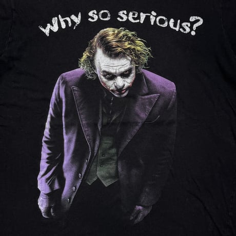 THE DARK KNIGHT JOKER WHY SO SERIOUS? XL 0957