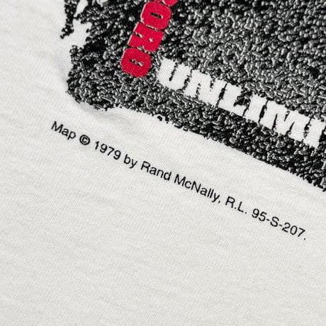 Marlboro 1995 UNLIMITED MAP POCKET TEE WHITE OS FITS XL 9316
