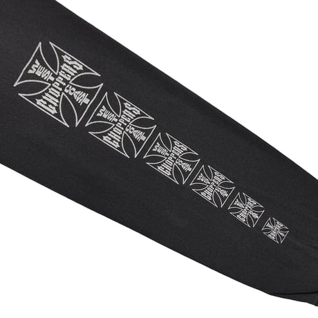 WEST COAST CHOPPERS IRON CROSS LONG BEACH LA LS BLACK FITS LARGE 3384