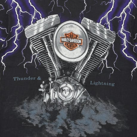 HARLEY DAVIDSON TUNDER & LIGHTNING OVP LARGE 9284