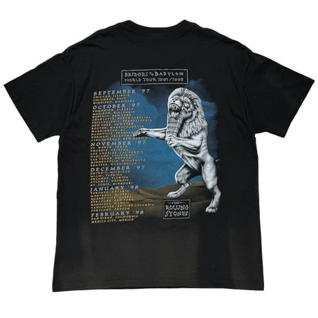 THE ROLLING STONES BRIDGES TO BABYLON LION BLACK ANVIL XL 8713