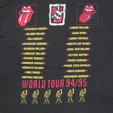 THE ROLLING STONES VOODOO LOUNGE WORLD TOUR 94/95 EURO XL 0564