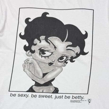 BETTY BOOP 1997 BE SEXY. BE SWEET.JUST BE BETTY WHITE CHANGES XL 1553