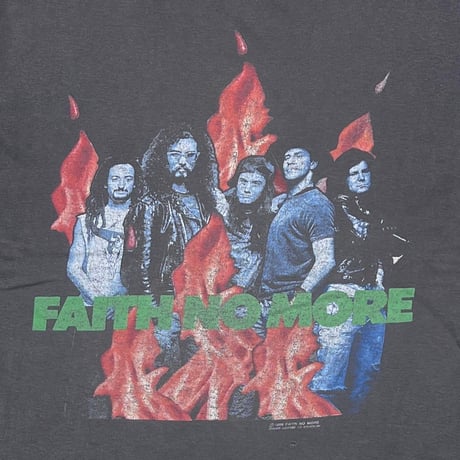 FAITH NO MORE EUROPEAN TOUR 1990 FITS XL BLACK 8629
