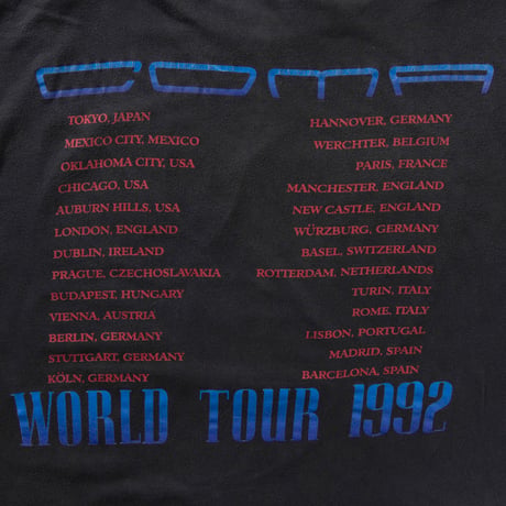GUNS N’ ROSES COMA WORLD TOUR 1992 FITS LARGE 7594