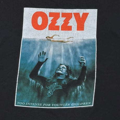 OZZY OSBOURNE JAWS PARODY TOO INTENSE FOR YONGER CHILDREN FITS XL 8441