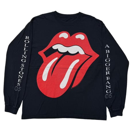 THE ROLLING STONES BIG TONGUE A BIGGER BANG TOUR LS FITS XL 7618