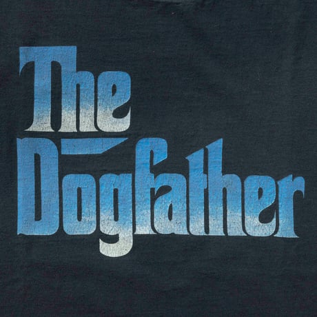 OLD&VINTAGE THE DOGFATHER BLUE TEXT DELTA LARGE 7713