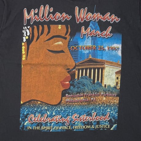 MILLION WOMAN MARCH RAP DESIGN 1997 SISTER FITS LARGE 1197