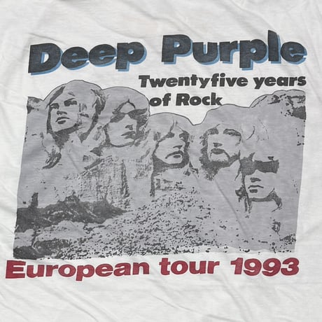 DEEP PURPLE EUROPEAN TOUR 1993 XL WHITE 0610