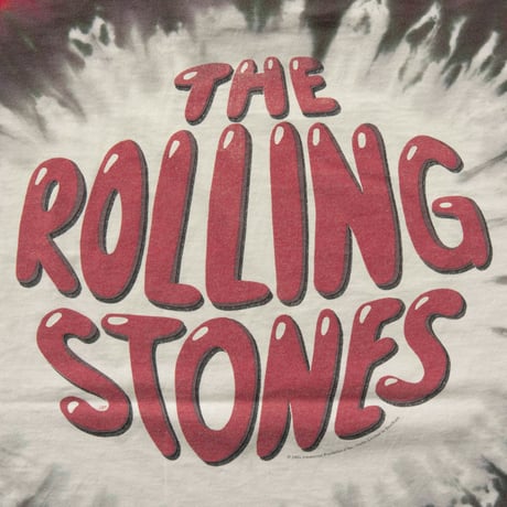 THE ROLLING STONES 1994 RIP & TONGUE TIEDYE FRUIT OF THE LOOM XL 9977