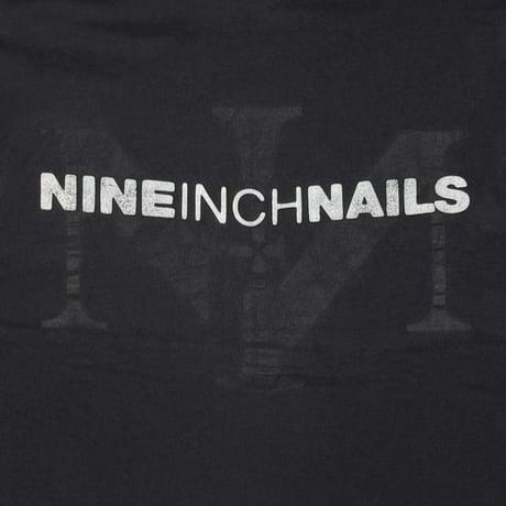 NINE INCH NAILS BOX LOGO HANES XL 0489