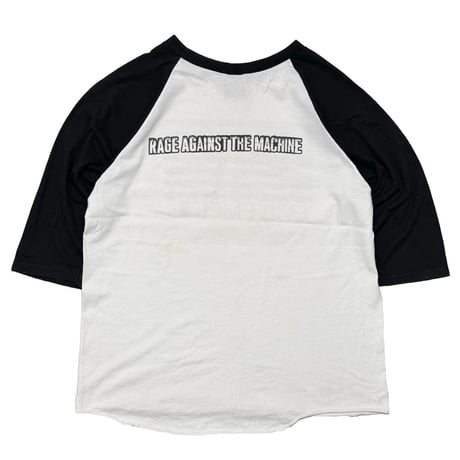 RAGE AGAINST THE MACHINE EVIL EMPIRE AMERICAN FLAG RAGLAN GIANT XL 2791