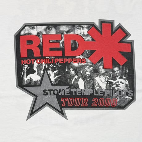 RED HOT CHILI PEPPERS STONE TEMPLE PILOTS TOUR 2000 WHITE DELTA XL 0846