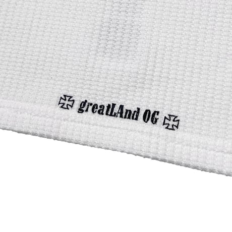 greatLAnd ORIGINAL GL THERMAL TANKTOP SOFT WASH WHITE