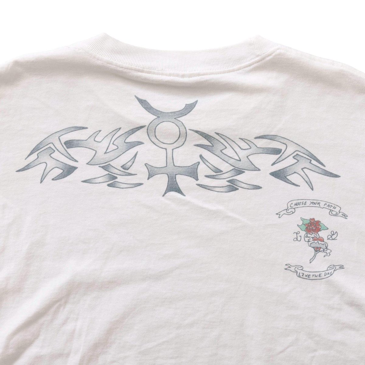 DENNIS RODMAN TATTOO LS WHITE XL 0890 | greatLA