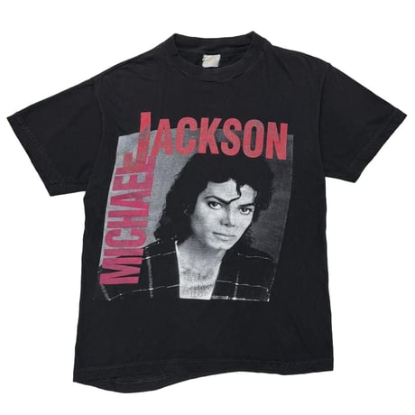 MICHAEL JACKSON DANGEROUS WORLD TOUR RED TEXT BOOTLEG BLACK FITS XL 3664