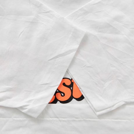 Newport ORANGE LOGO Plesure! WHITE FRUIT OF THE LOOM LARGE A002
