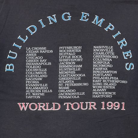 QUEENSRYCHE PUSHEAD EMPIRE WORLD TOUR 1991 SOFTEE XL 1242