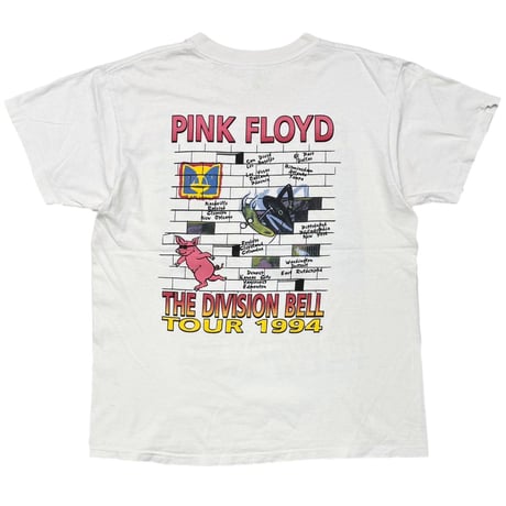 PINK FLOYD THE DIVISION BELL TOUR 1994 BOOTLEG WHITE DELTA LARGE 0782