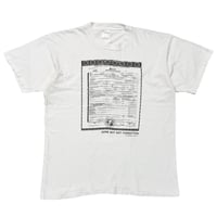KURT COBAIN CERTIFICATE OF DEATH WHITE FITS LARGE 3607