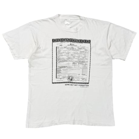 KURT COBAIN CERTIFICATE OF DEATH WHITE FITS LARGE 3607