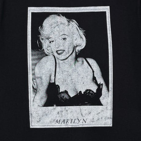 MARILYN MONROE LINGERIE PORTRAIT BLACK FITS LARGE 8426