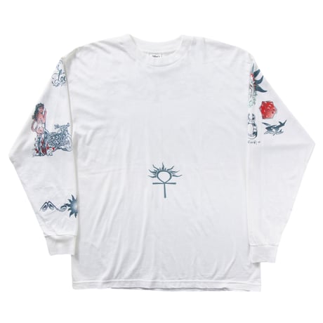 DENNIS RODMAN TATTOO LS WHITE XL 6608