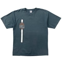 KORN STRIPE 40OZ BOTTLE LOGO DOUBLESIDE BLUE NAVY MURINA XL 7571