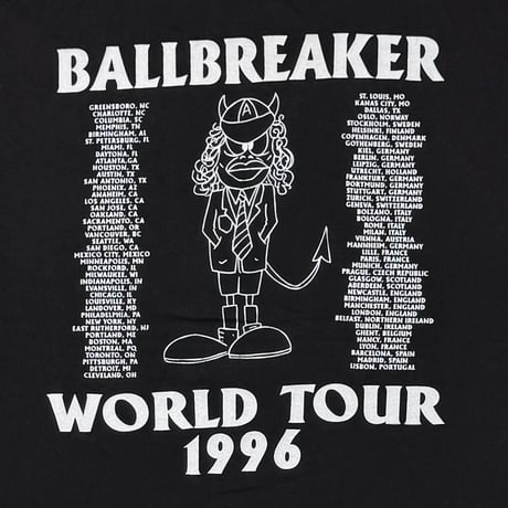 AC/DC BALLBREAKER WORLD TOUR 1996 BROCKUM XL 8925