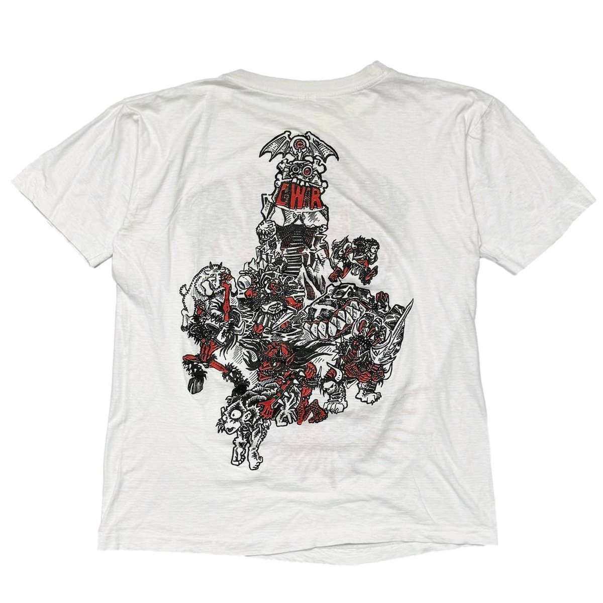 GWAR MUSTUDIE WHITE LARGE 5162 | greatLAnd OSAKA