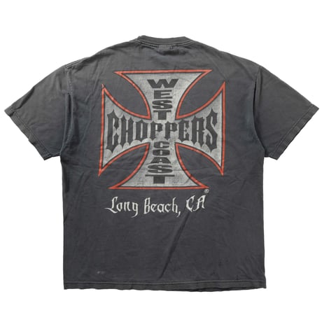 WEST COAST CHOPPERS CHROME LOGO LONG BEACH CA SS XL 9523