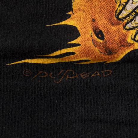 METALLICA PUSHEAD SIDE FLAMING VAMPIRE SKULL 2007 HANES LARGE 4615