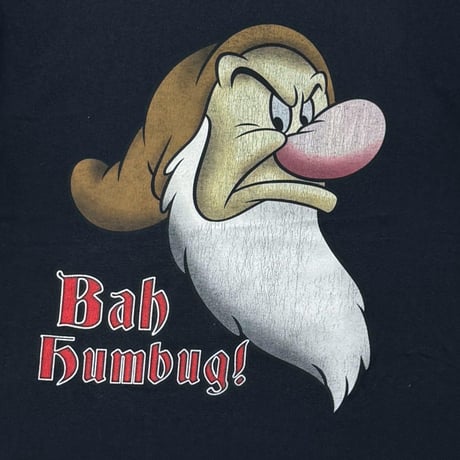 DISNEY VINTAGE BAH HUMBUG! SNOW WHITE GILDAN LARGE 2362