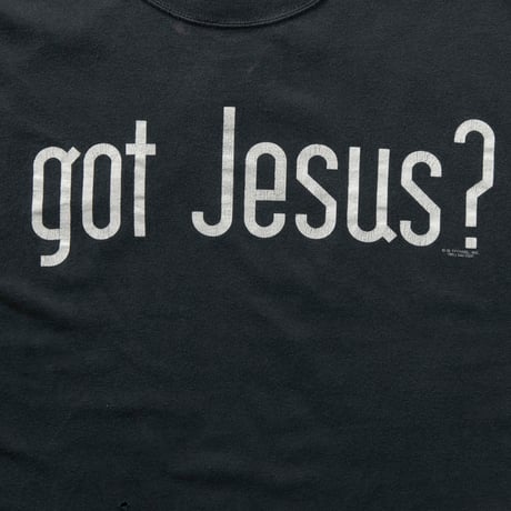 OLD&VINTAGE Y2K got jesus? FITS LARGE 0828