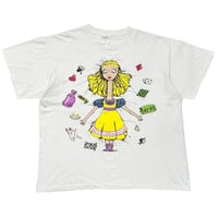 ALICE IN WONDERLAND ALICE & CAT DOUBLESIDE WHITE ANDAZIA XL 7701