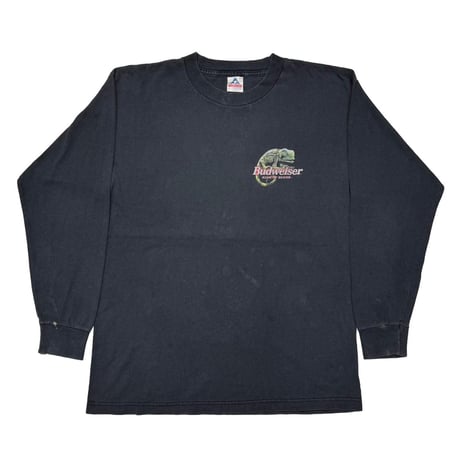 Budweiser LIZARD WRESTLING ASSOCIATION LWA LS BLACK ALSTYLE LARGE 4154