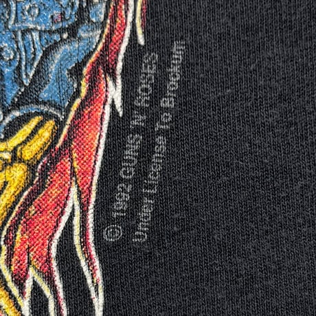 GUNS N' ROSES SKULL MEMBER JAPAN '93 BLACK BROCKUM XL 2496
