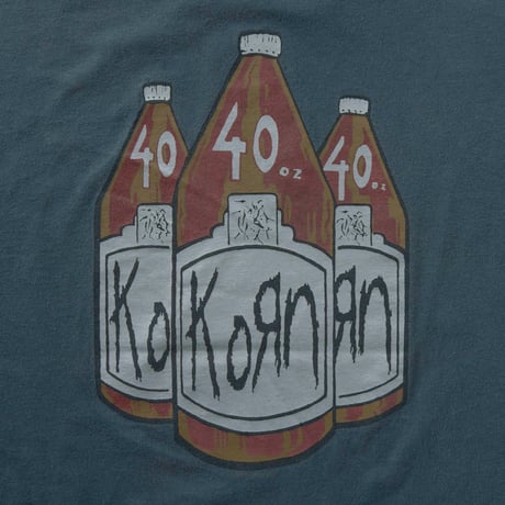 KORN STRIPE 40OZ BOTTLE LOGO DOUBLESIDE BLUE NAVY MURINA XL 7571
